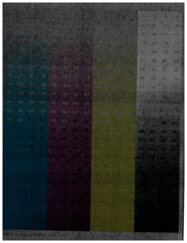 sourirEページ Solid color print or a colored background on printed pages